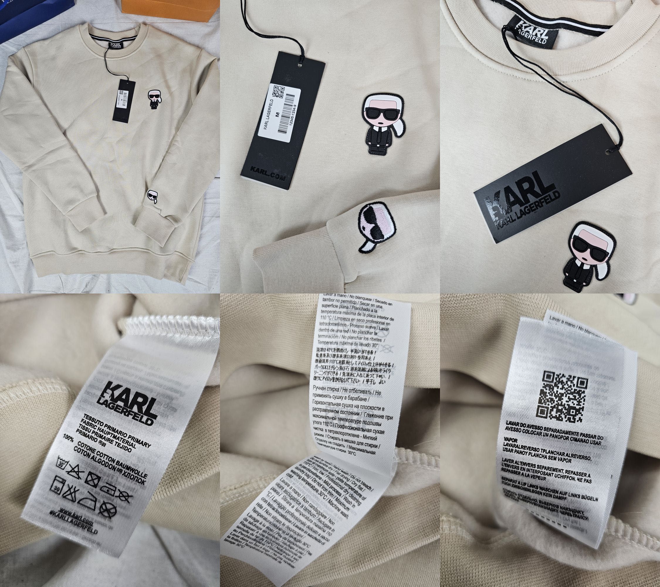 Bluza męska Karl Lagerfeld maly znaczek logowane