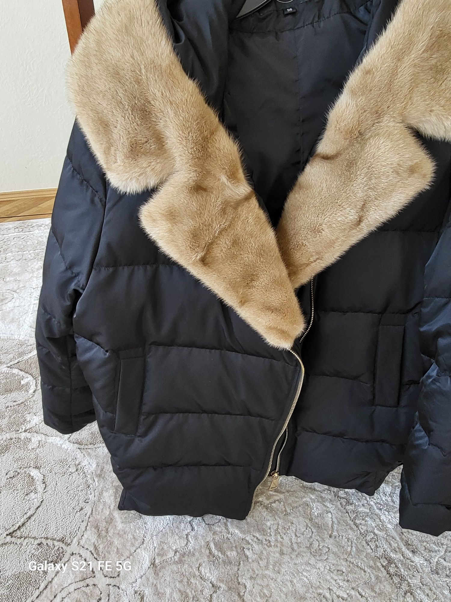 Пуховик пух+норка