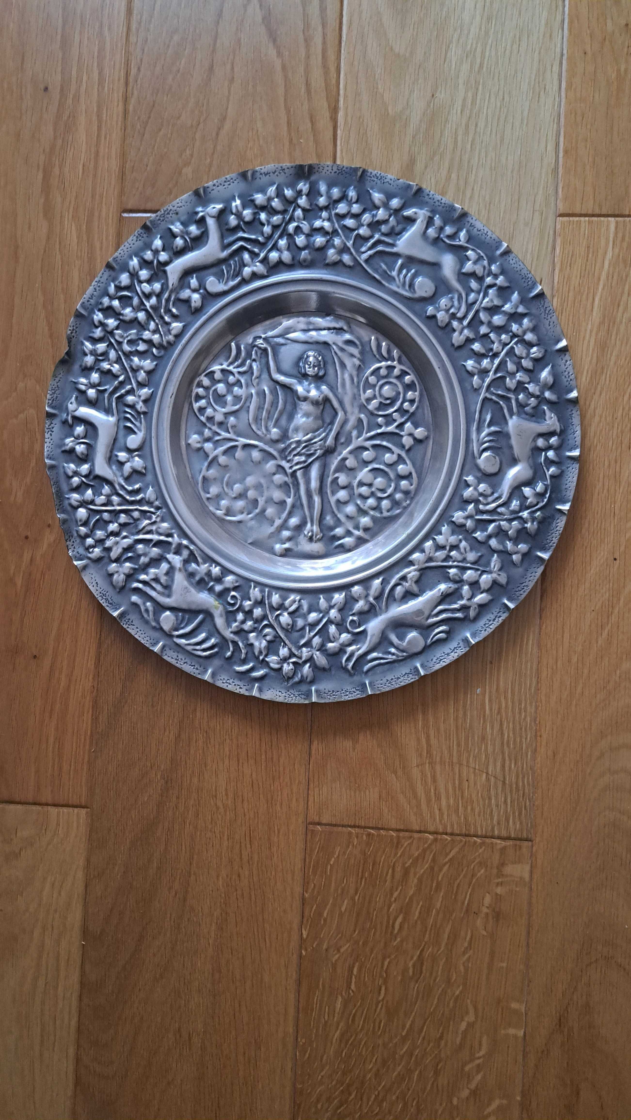 Obraz metalowy, okrągły na ścianę - sprzedam.