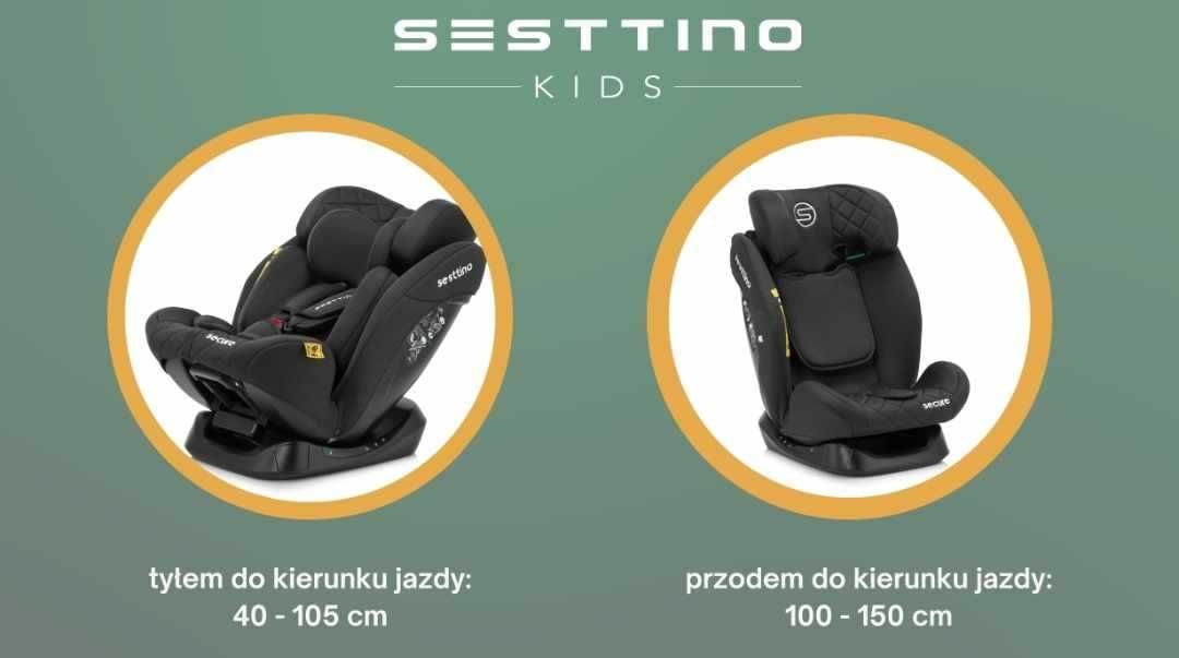 Fotelik Samochodowy Sesttino Secure PRO 0-36kg. 40-150cm.