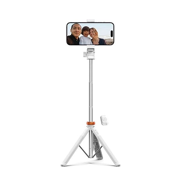 Tech-Protect L03S Bluetooth Selfie Stick Tripod White