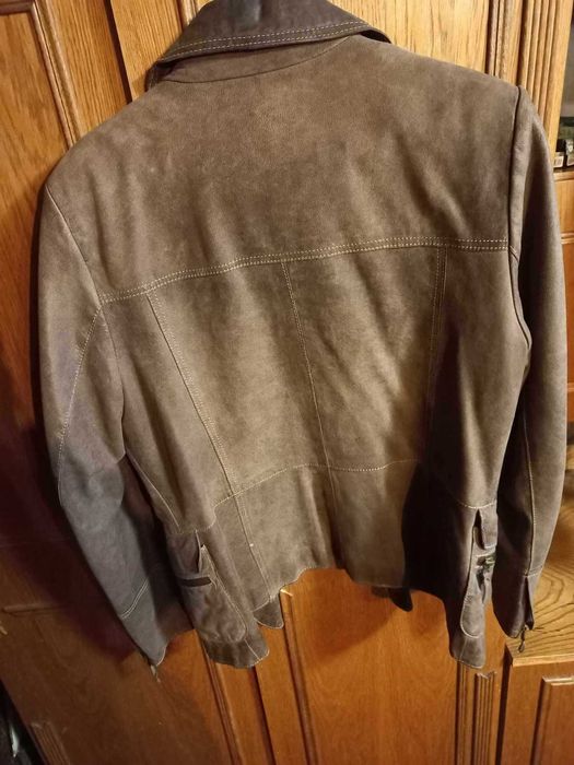 Kurtka skórzana Ochnik XL brązowa