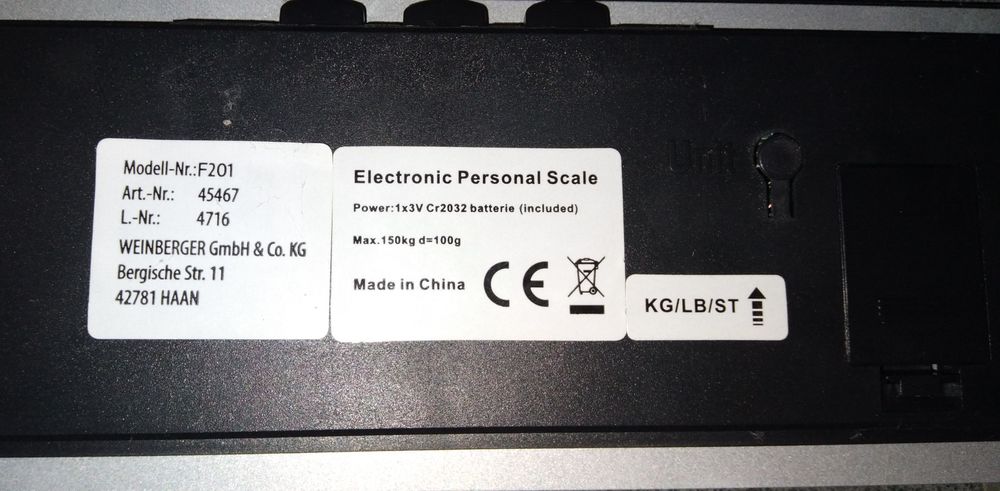 Waga pokojowa łazienkowa