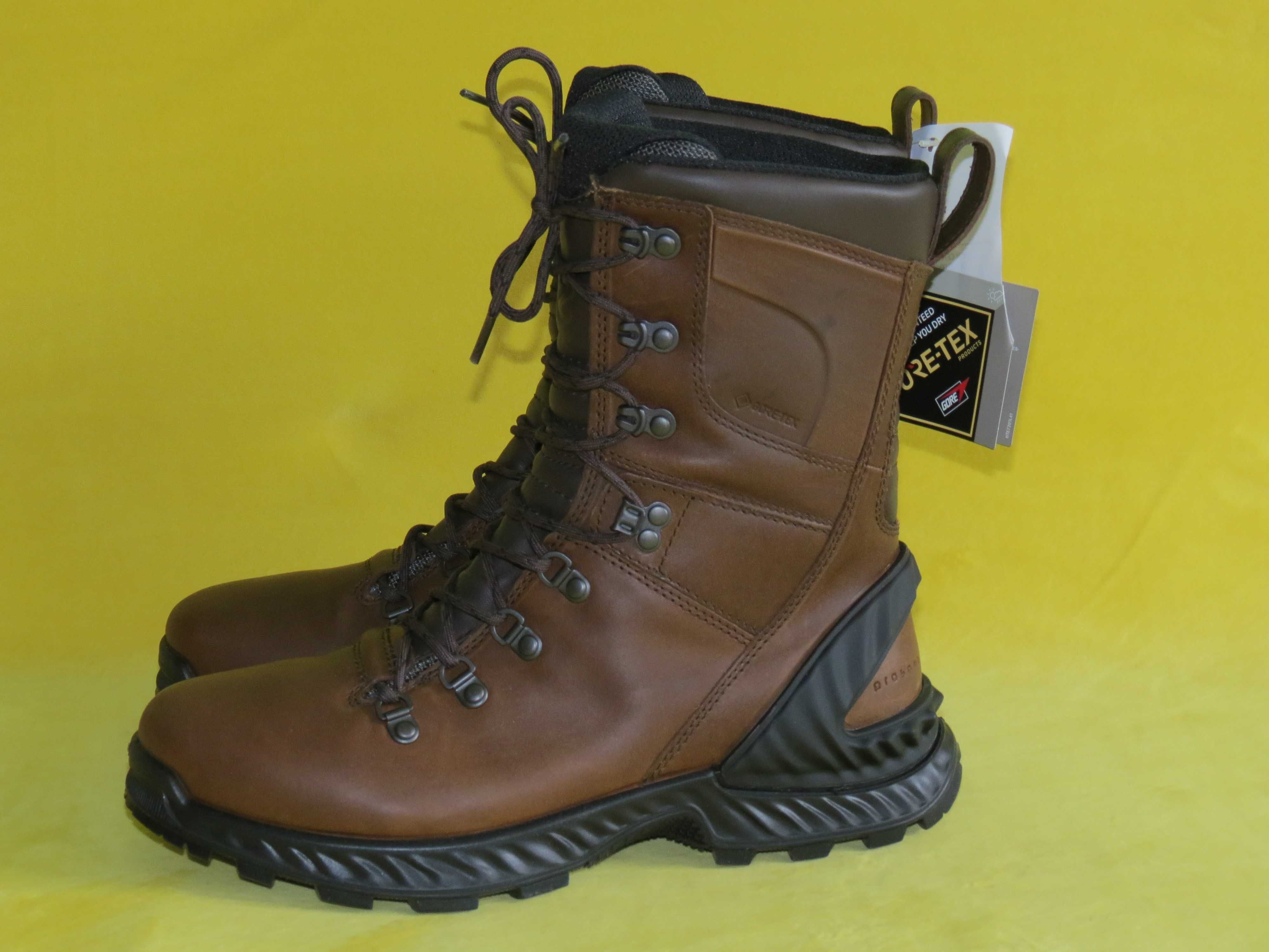 ECCO Exohike High Boots Gore-tex buty trekkingowe męskie skóra jaka 41