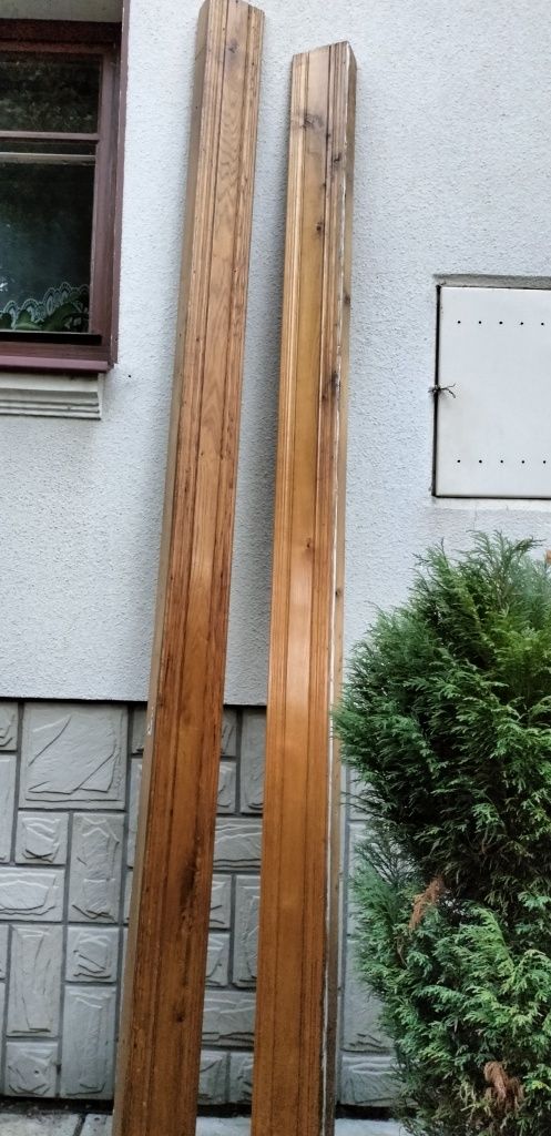 Karnisz dębowy / stylowa, drewniana osłona karnisza wykonana z drewna