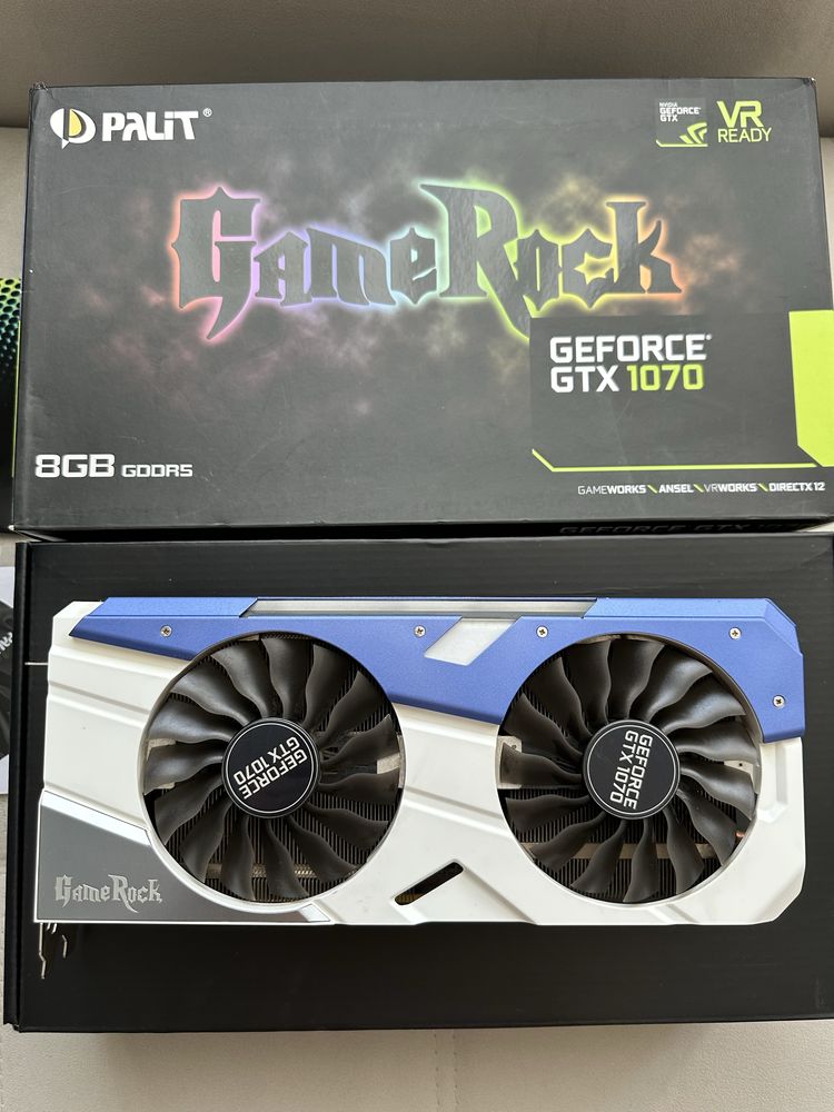 GTX1070 GAMEROCK 8G GDDR5 відеокарта ігрова видеокарта