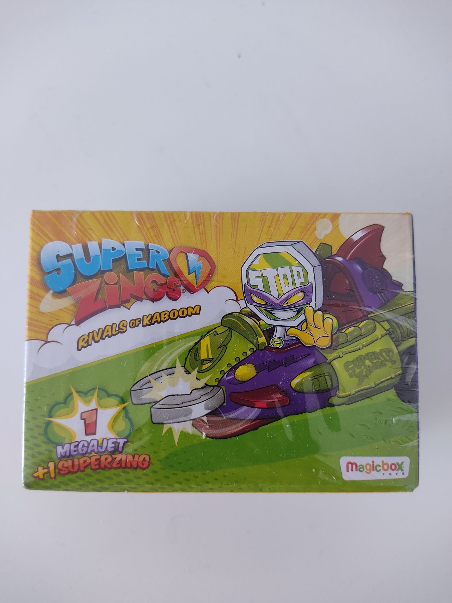 Megajet Battle claw pojazd z figurką seria 4 Super Zings