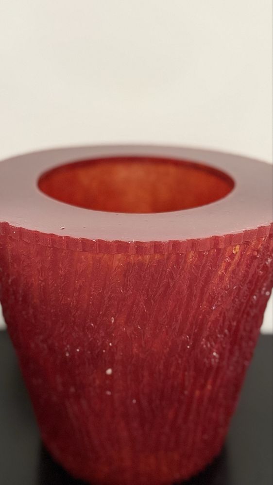 Vendo vaso decorativo vermelho