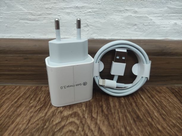 Зарядное устройство Apple iPhone 20W USB Type-C Блок Кабель Lightning