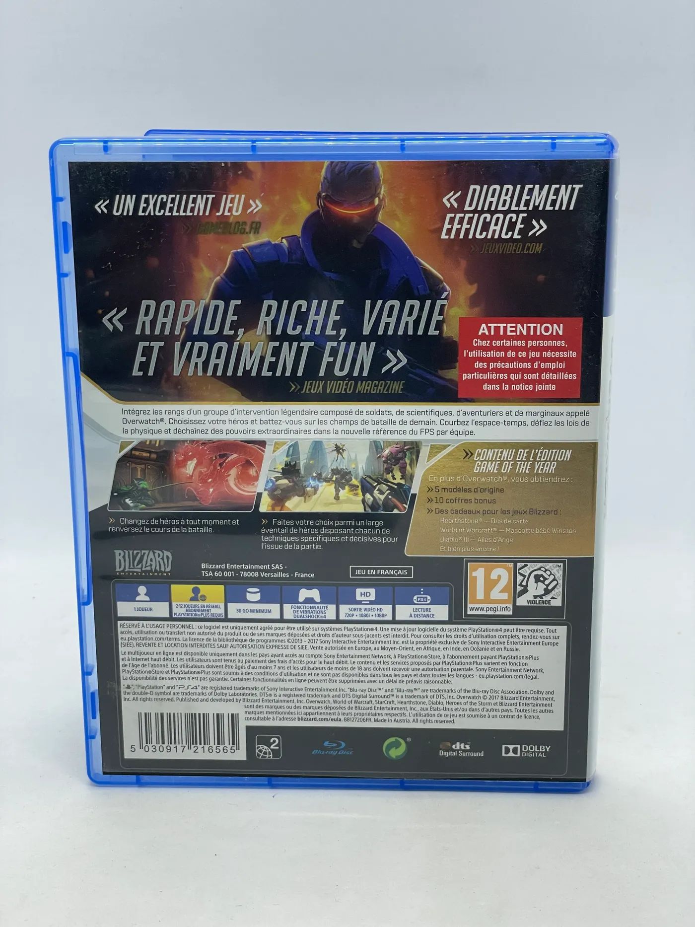 Overwatch Game of the Year PS4 Po Angielsku