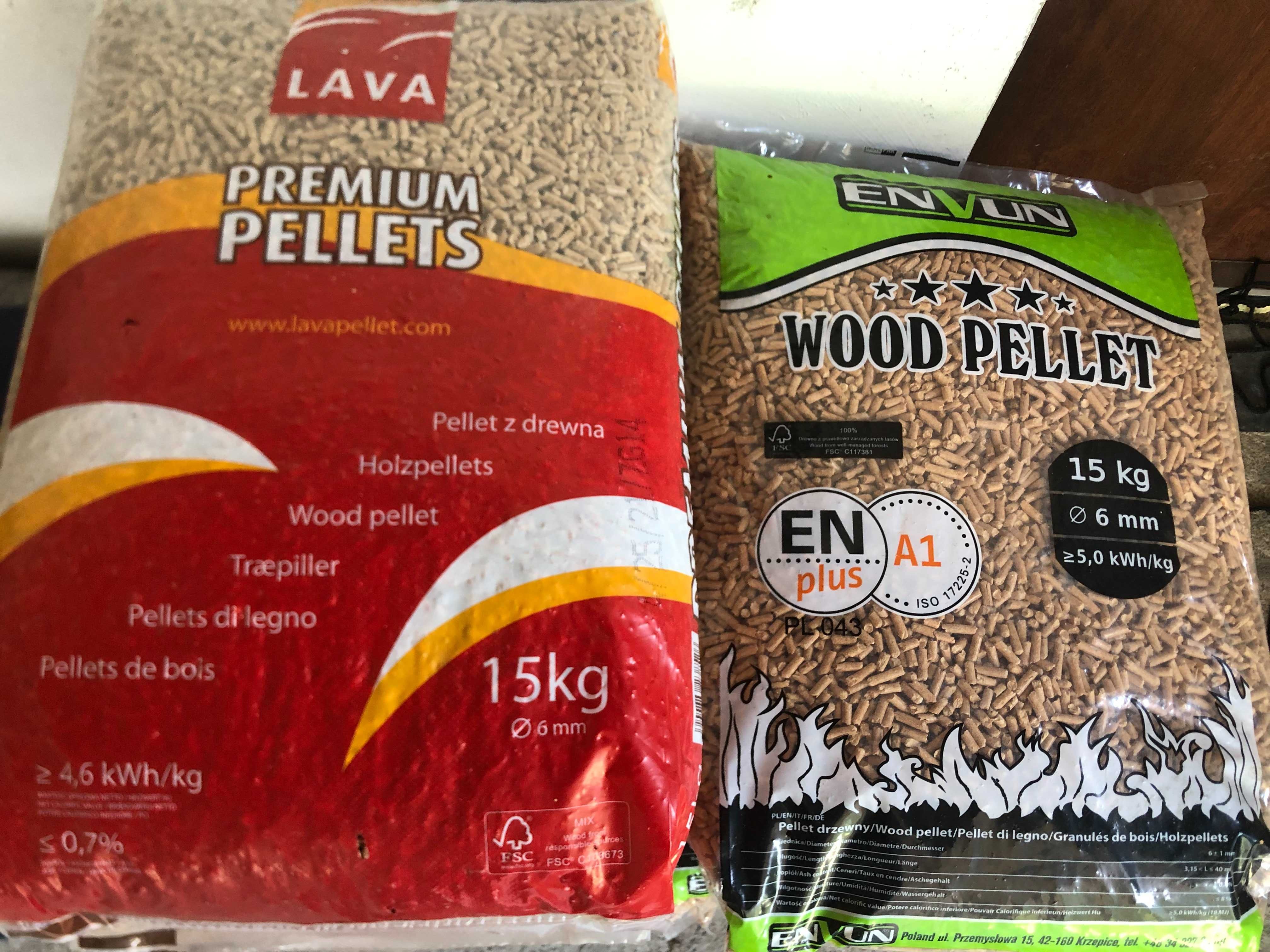 Pellet, Pelet drzewny!EN Plus A1 Lava/Rurex/Dancros/Envun/ Igła itd