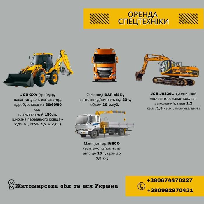оренда спецтехніки