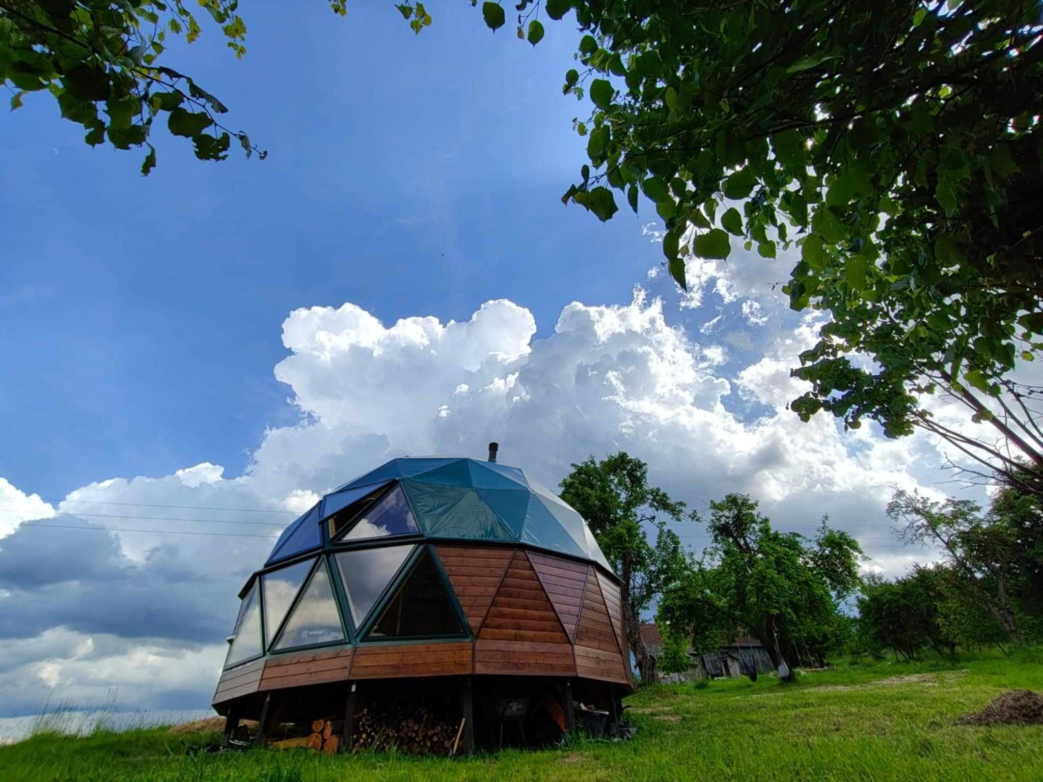 Kopuła, glamping, domek letniskowy-całoroczny