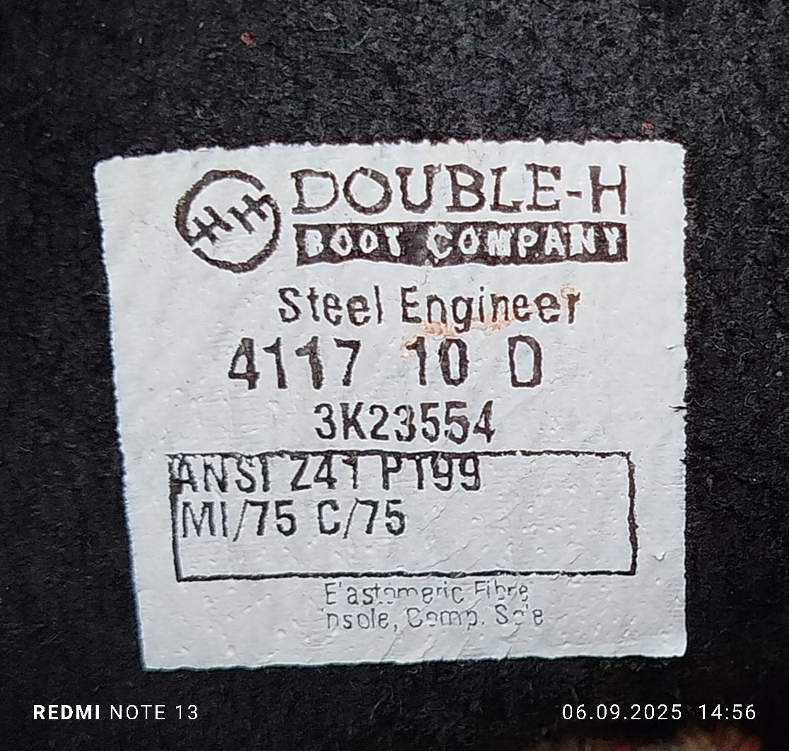 Сапоги мужские  Double-H р. 43-44. США.