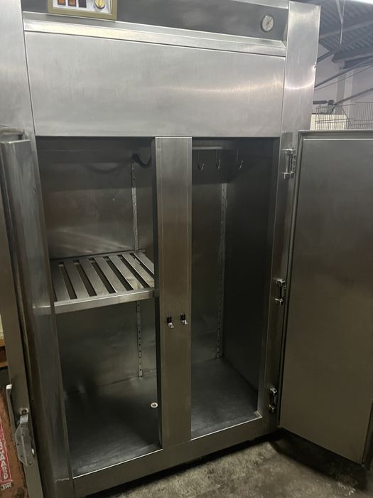 Arca vertical refrigeração em inox de 2 portas dou garantia