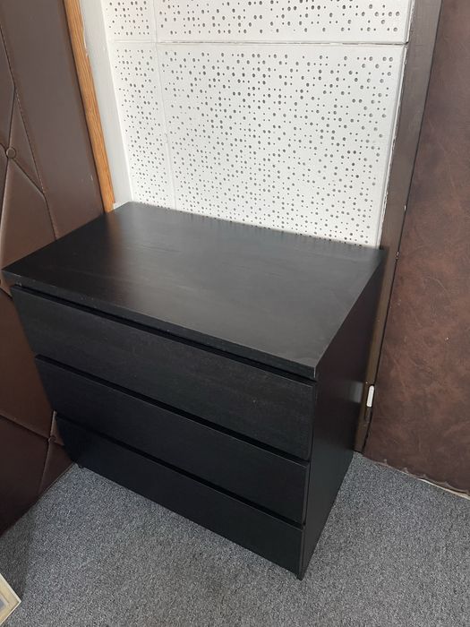 Komoda czarna MALM IKEA