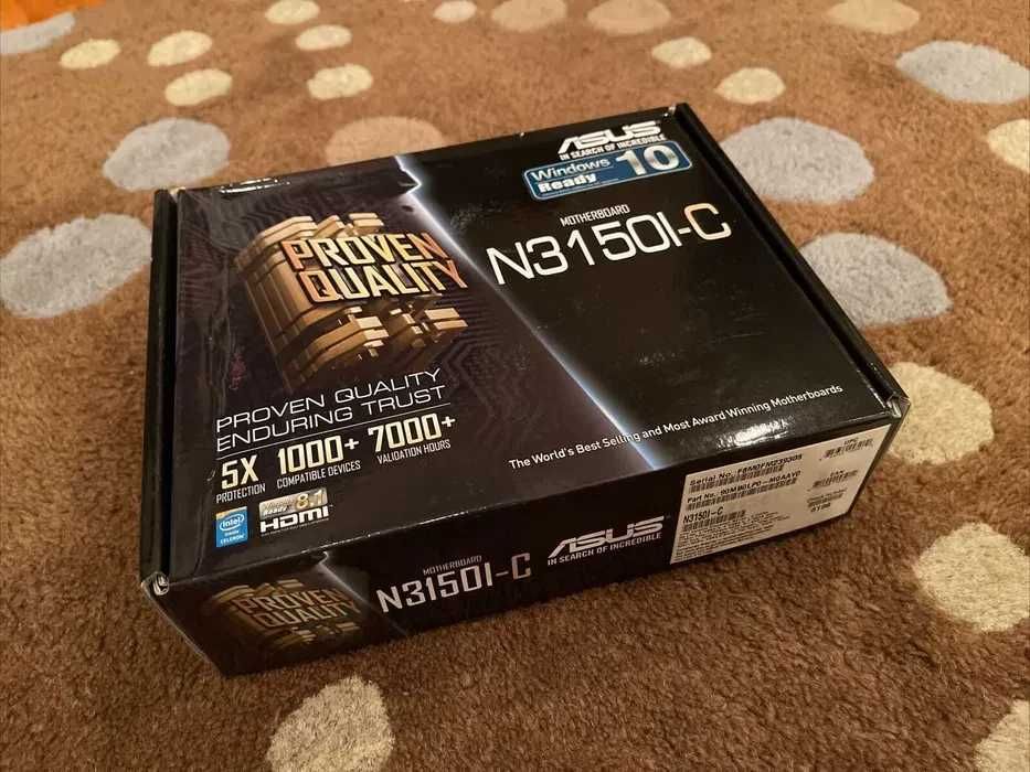 PC - Board Mini Asus N3150I-C + Intel Quad-Core N3150