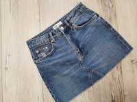 Jeansowa spódnica mini zara XS 34