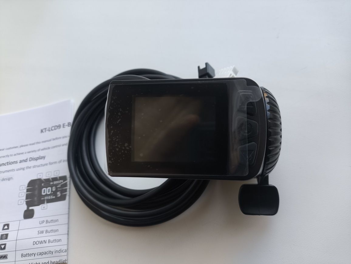 Дисплей KT-LCD9R 24V, 36V, 48V з вбудованим курок газа KUNTENG велосип
