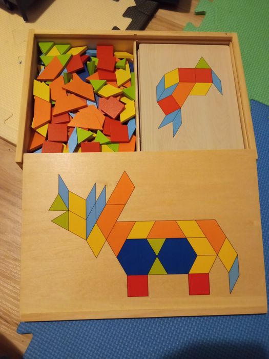 Lidl drewniana układanka