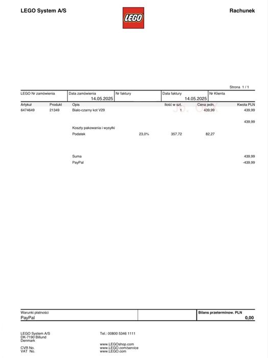 Tuxedo Cat Kot LEGO Ideas 21349