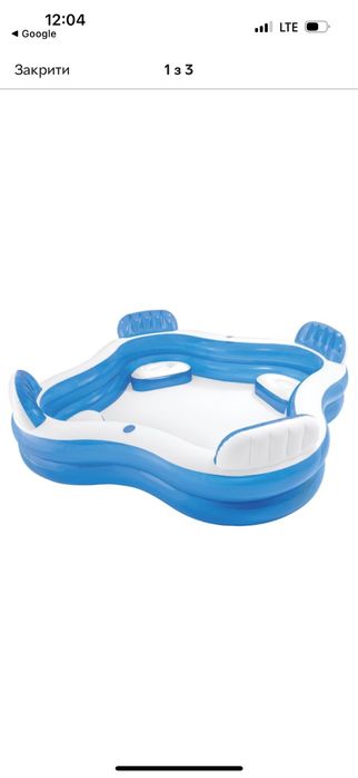 Надувний басейн Intex, Сімейний 56475