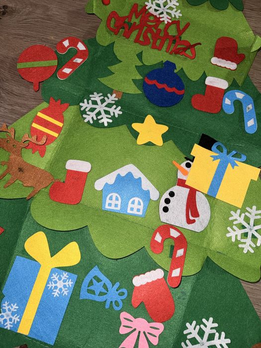 Ялинка з фетру дитяча