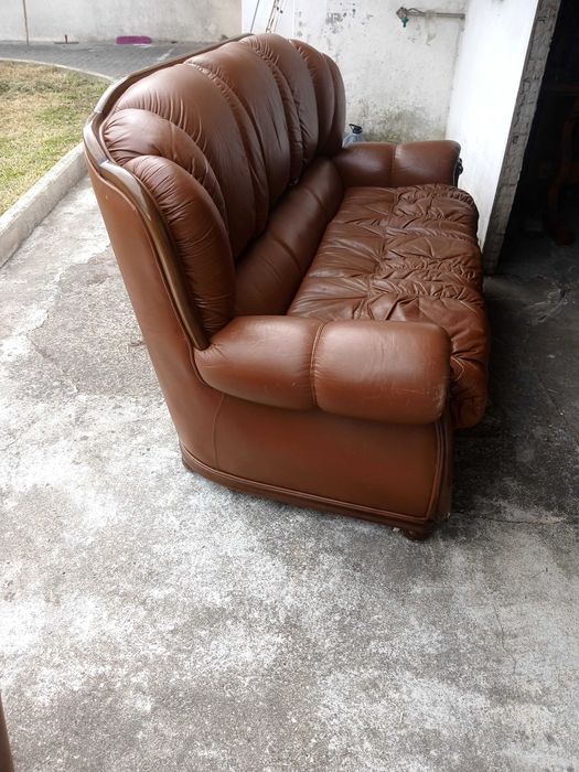 Sofá confortável en ótimo Estado 3 lugares + duas poltronas