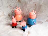 Свинка Пеппа і її родина Peppa Pig тваринки 4 шт