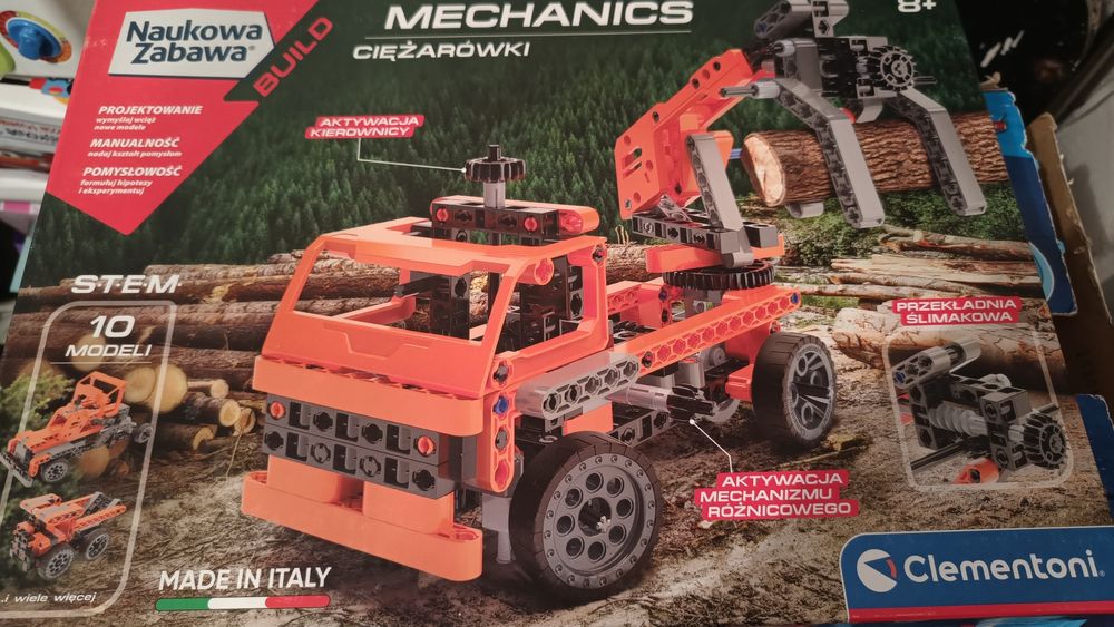 Ciężarówka Clementoni klocki konstrukcyjne Naukowa Zabawa