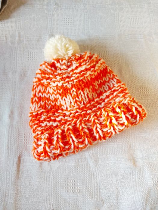 Gorro lã laranja