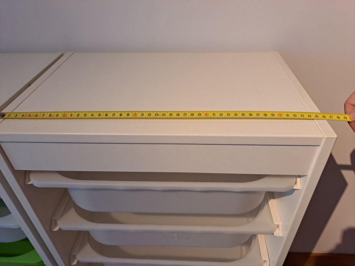 Estrtura de arrumação Trofast Ikea com 3 gavetas