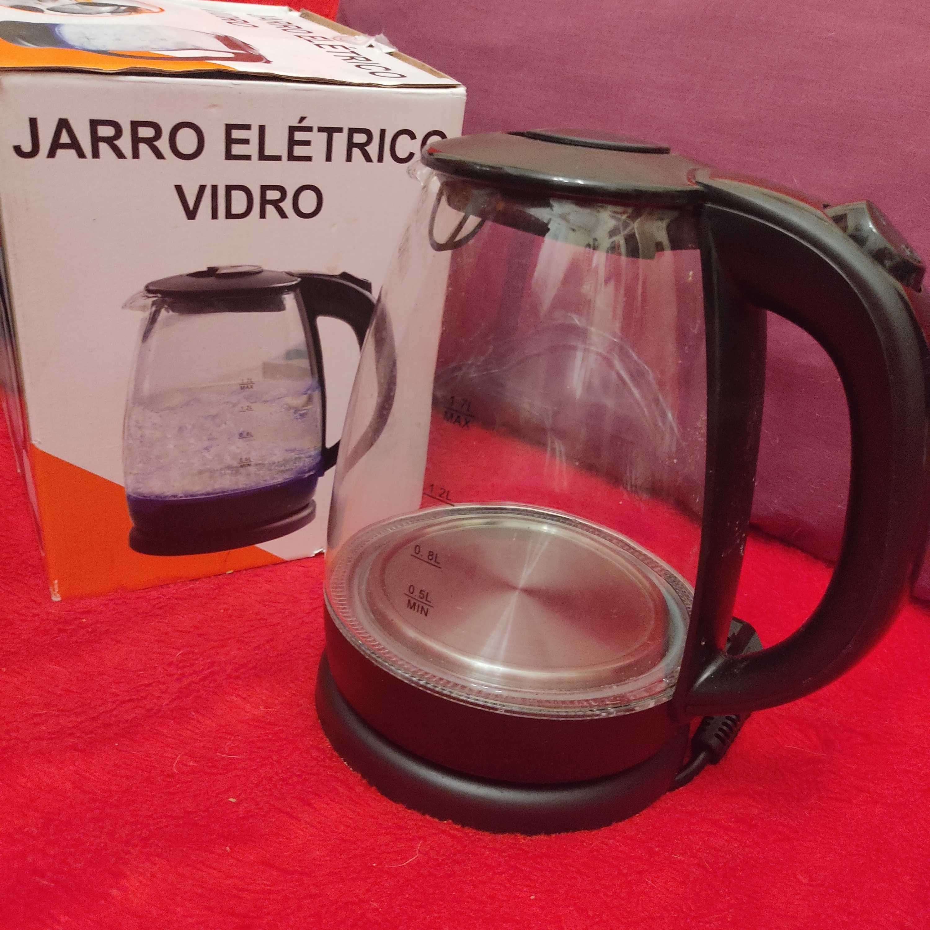 Jarro Chaleira Elétrica de Vidro