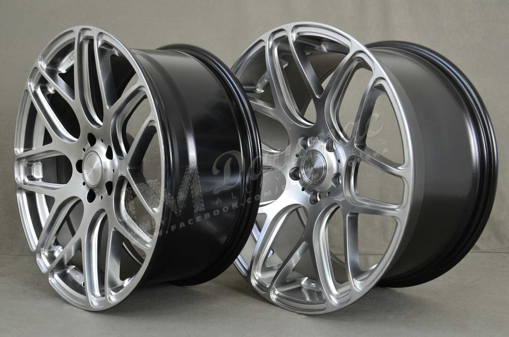Felgi ISPIRI ISR10 19'' 8,5 ET15 + 10 ET22 5x120 Diamond Silver
