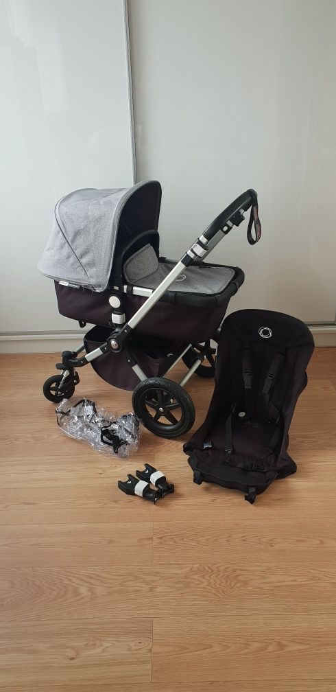 Bugaboo Cameleon 3 * 2w1 * czarny szary grey melange black