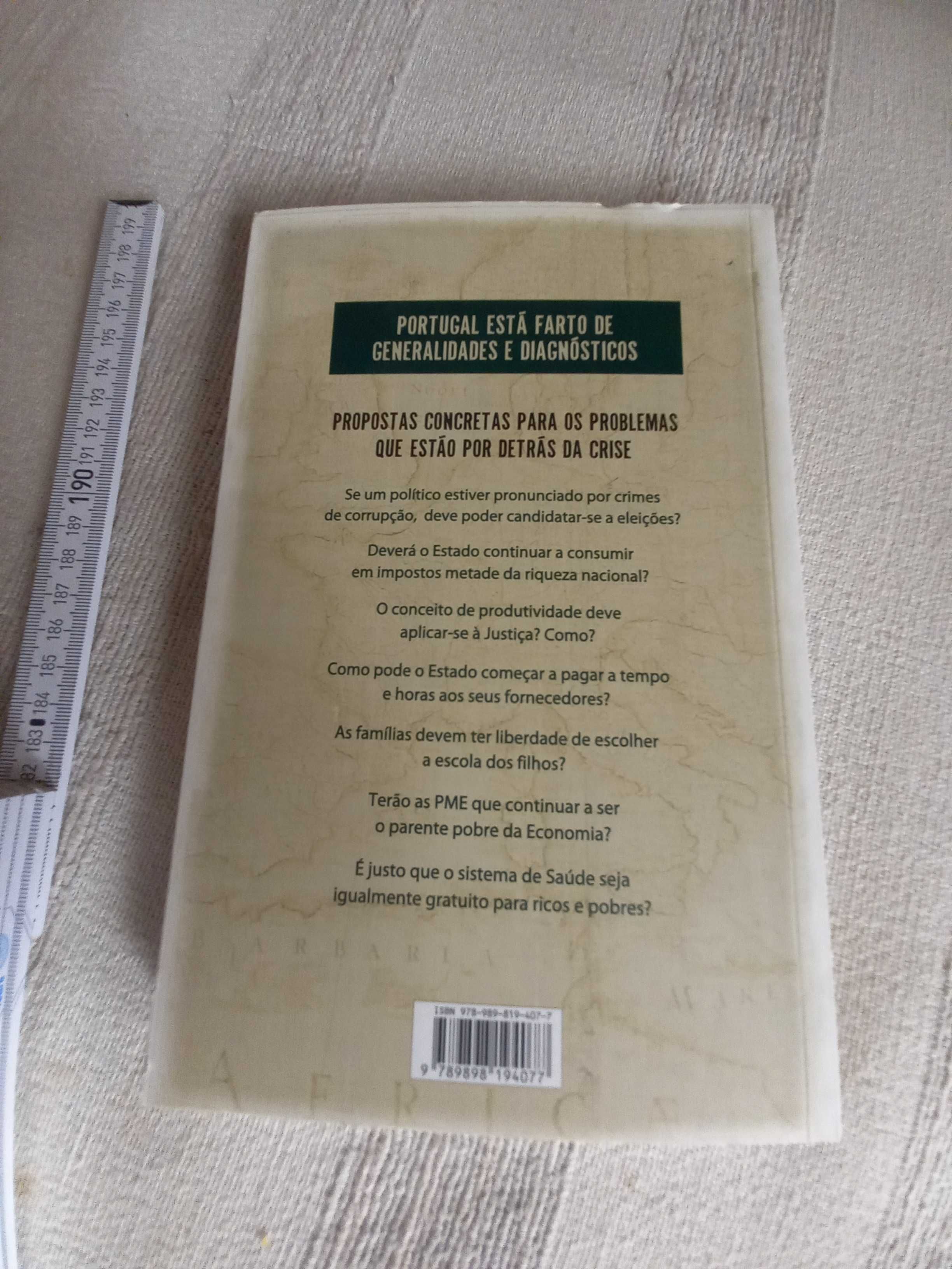 livro de Luis Marques Mendes candidato à Presidência da República