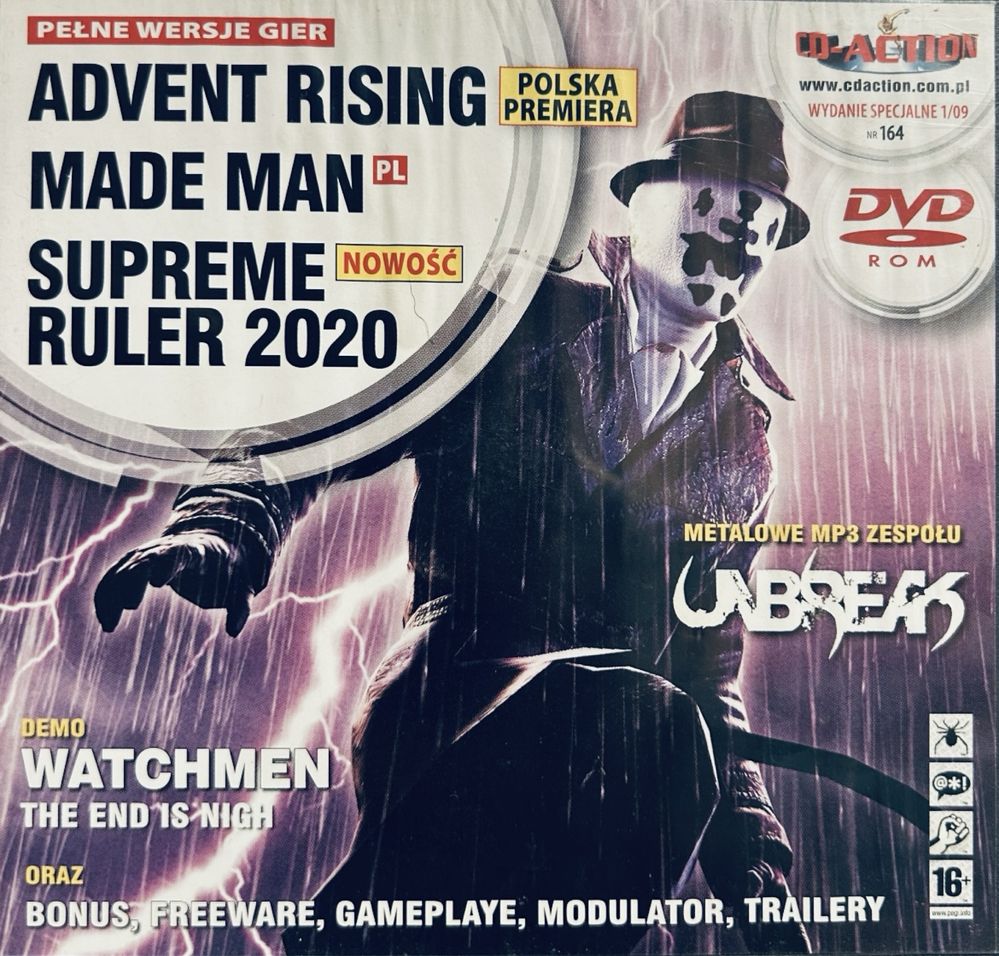 Gry CD-Action DVD nr 164: Advent Rising, Made Man, Supreme Ruler 2020