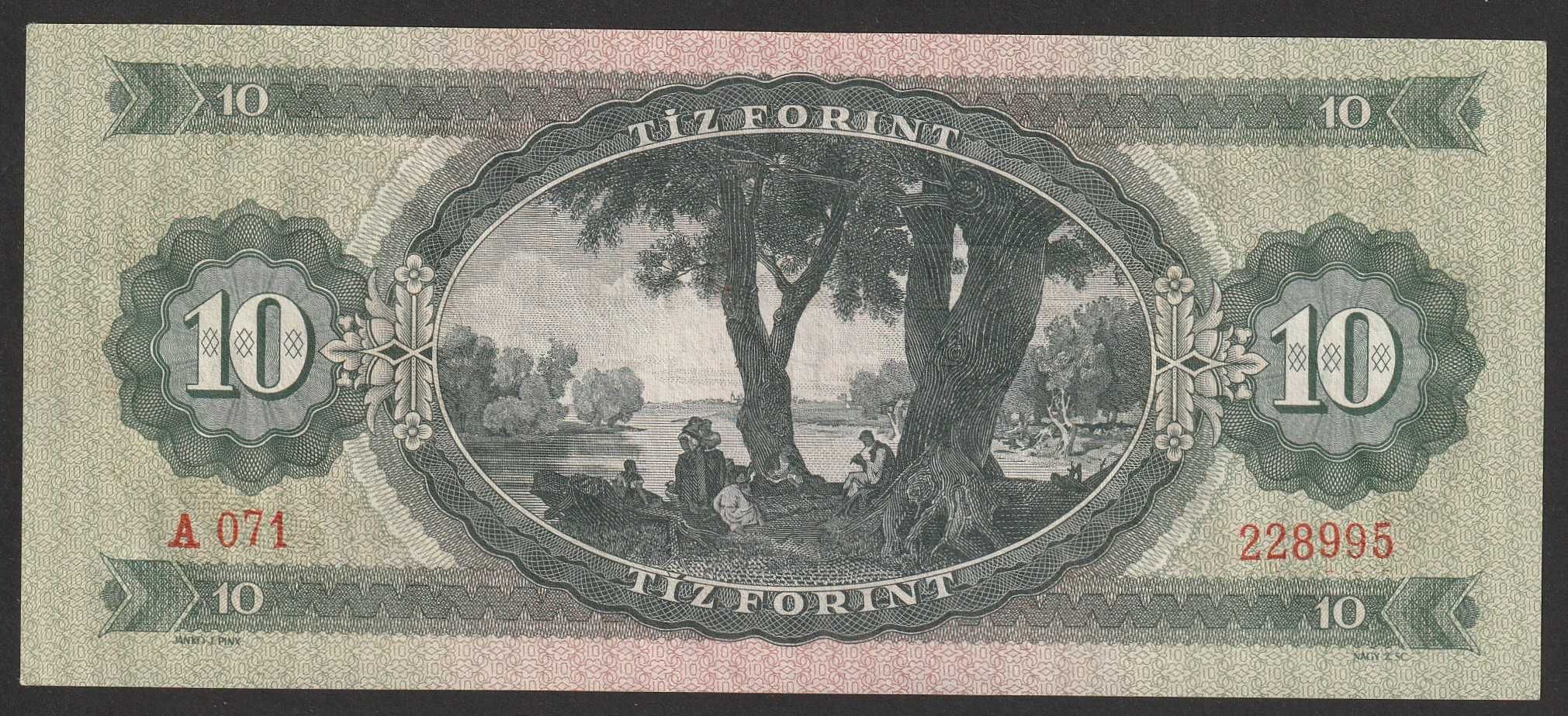 Węgry 10 forintów 1962 - A071 - Sandor Petofi - stan 1/2