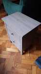 IKEA HEMNES Komoda, 2 szuflady, szara, 54x66 cm