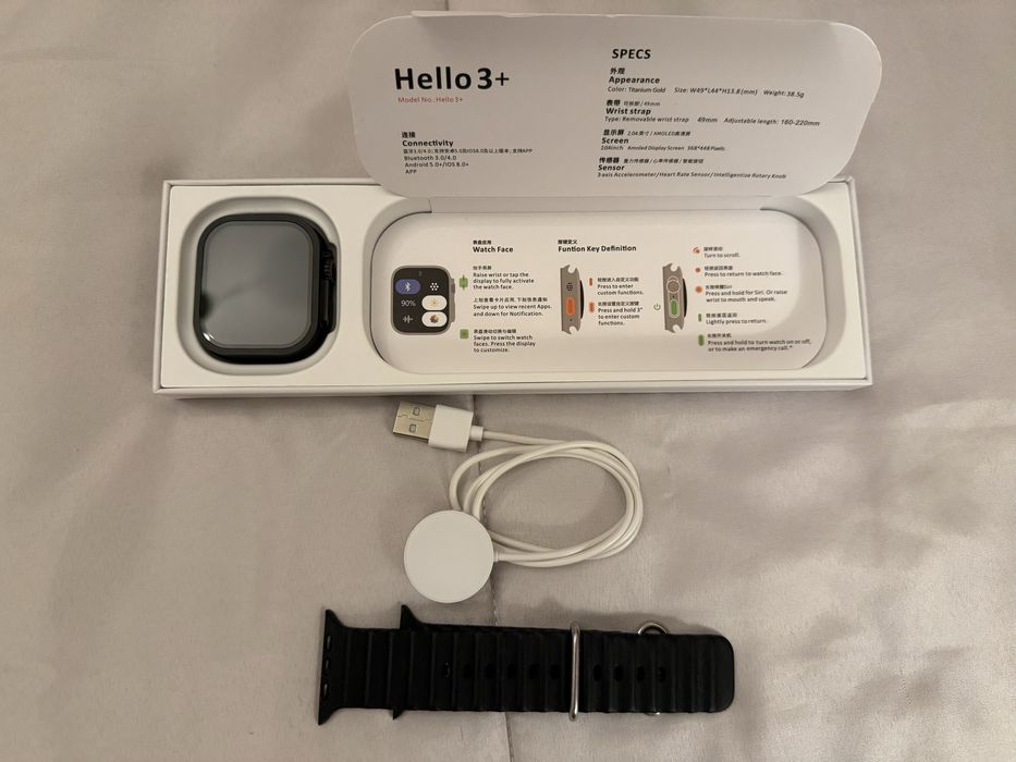 Hello Watch 3 Plus Preto