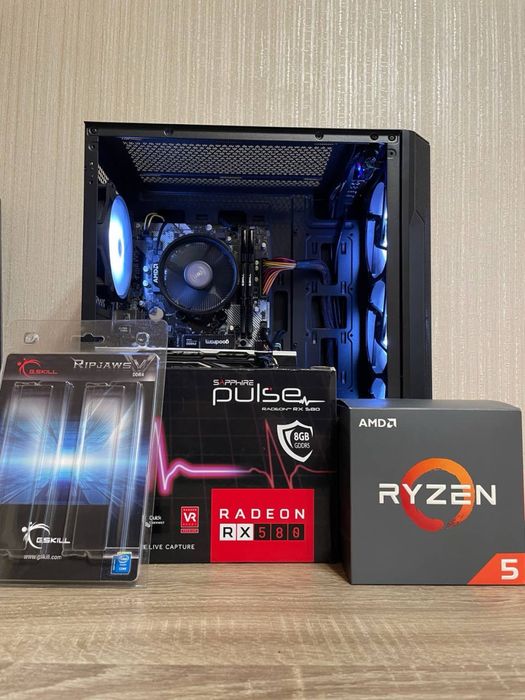 Компьютер для игр, ПК, комп игровой RYZEN 5, ГАРАНТИЯ