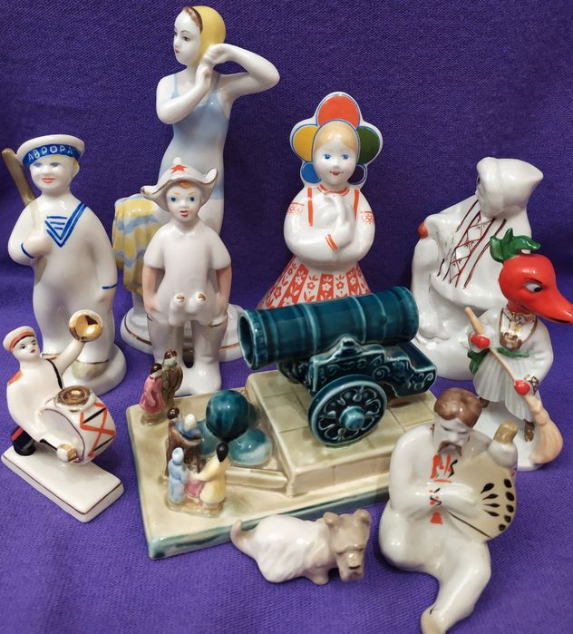фарфоровые статуэтки, миниатюры, ссср