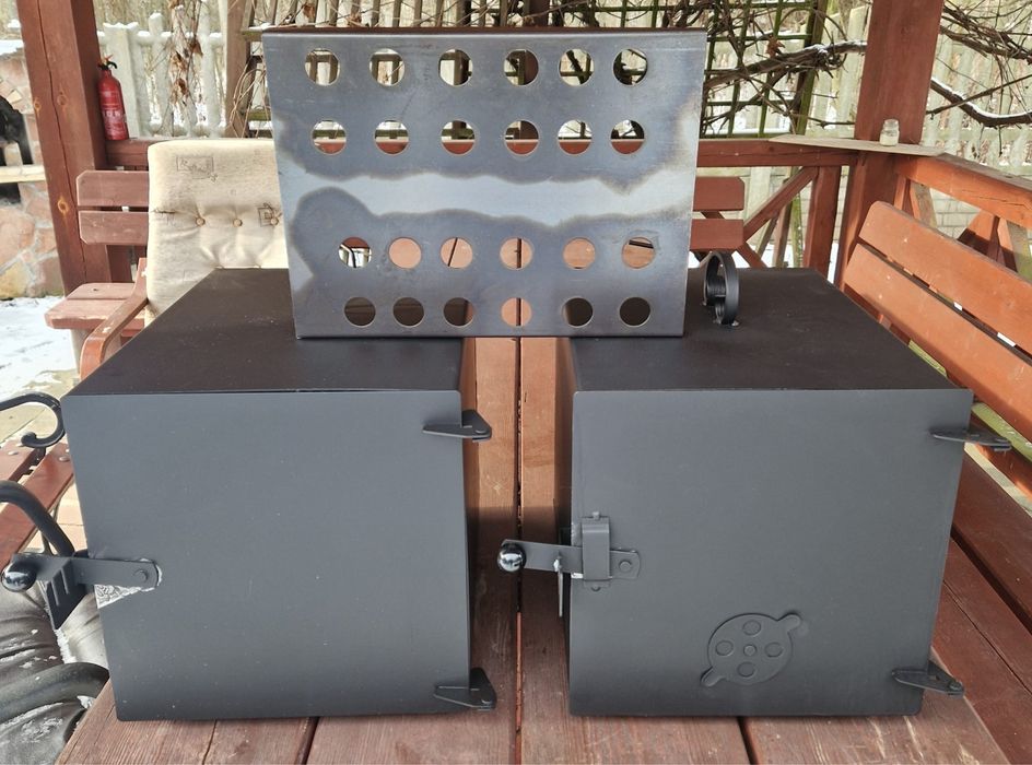 Palenisko do wędzarni, piecyk do wędzarni z blachy krzemowej XXL