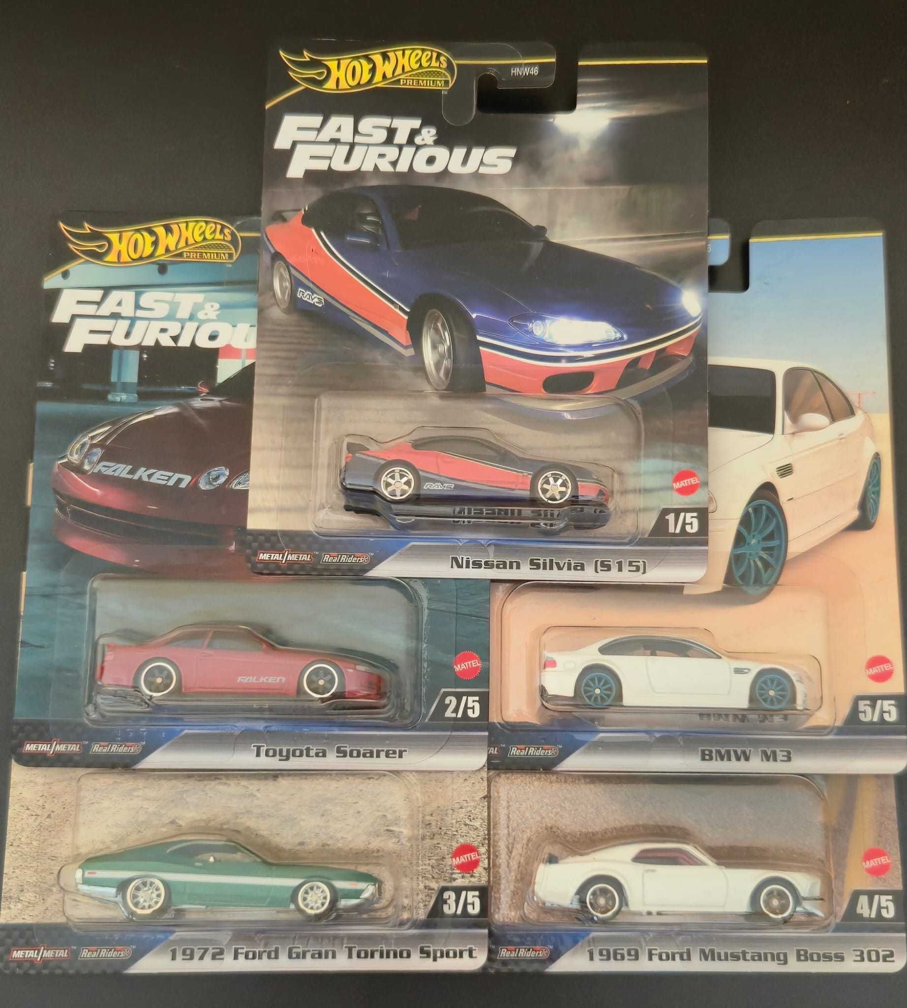 Hot Wheels Fast & Furious 5 Car Set