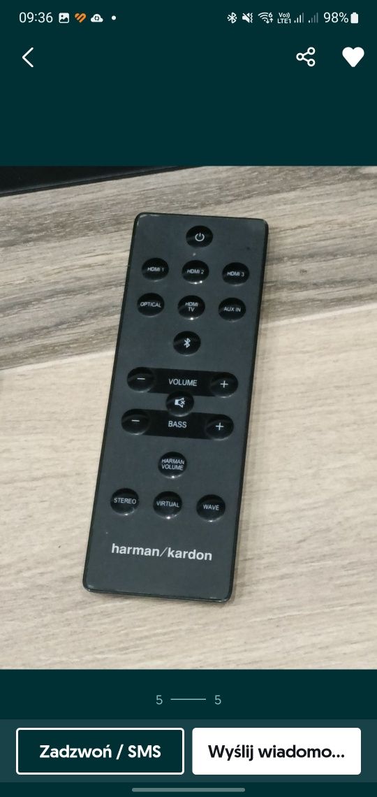 Soundbar Harman kardon