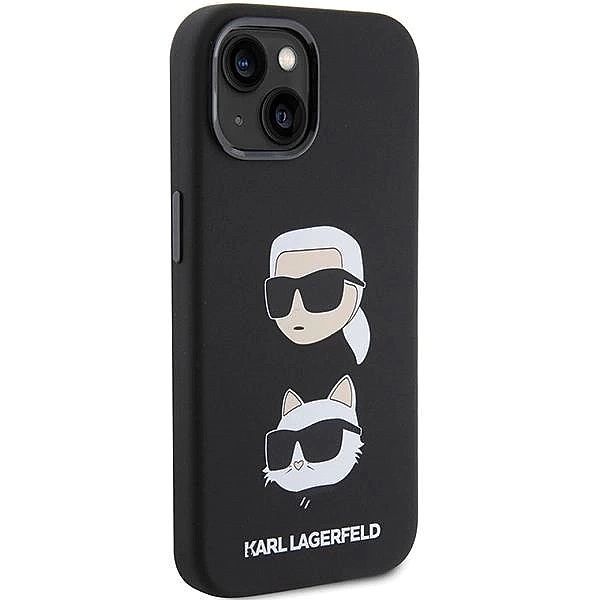 Etui Karl Lagerfeld Silicone Karl&Choupette Head na iPhone 15 Plus / 1