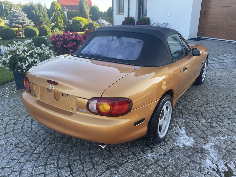 Mazda Mx5 Samba Gold Nowy Dach Serwisowana
