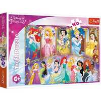 Trefl Puzzle 160 el. Disney Princess Portrety Księżniczek 15407