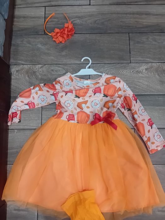 Strój na święto dyni dla Dziewczynki