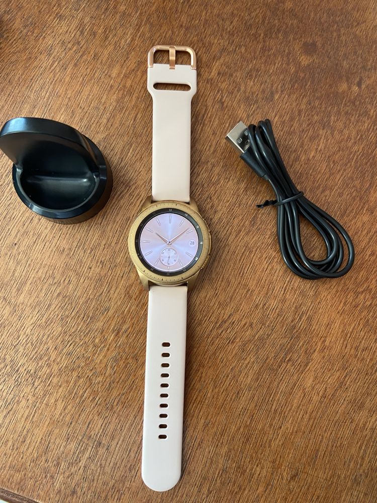 Zegarek Samsung Galaxy Watch 42mm złoty SM-R810 smartwatch